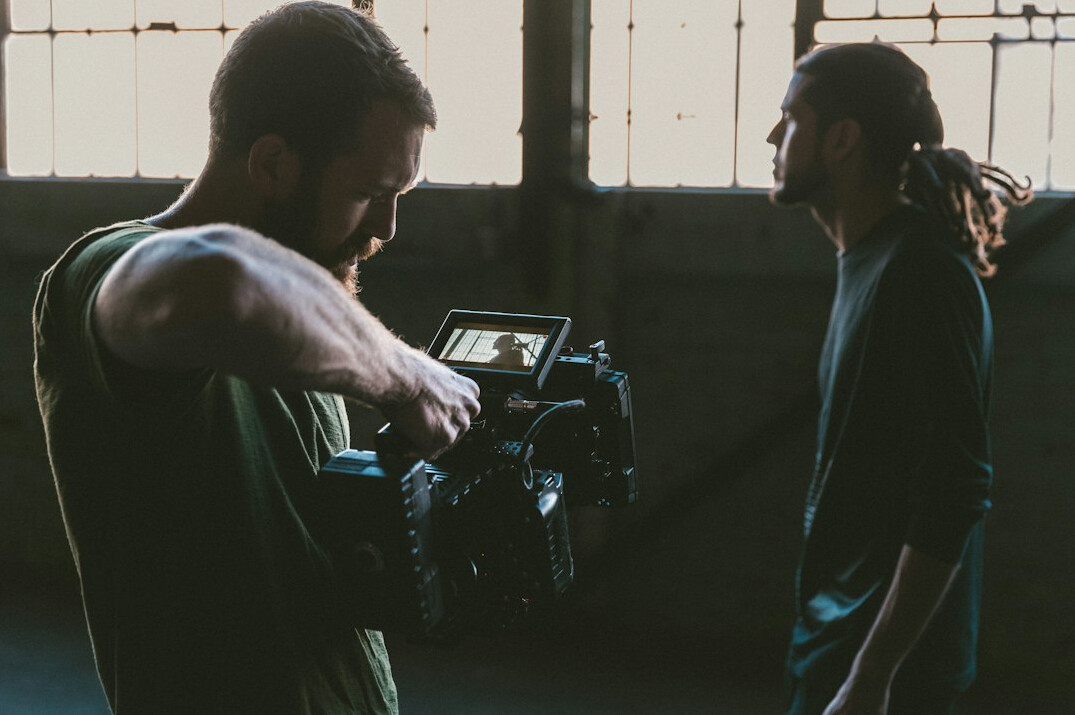 low budget film set