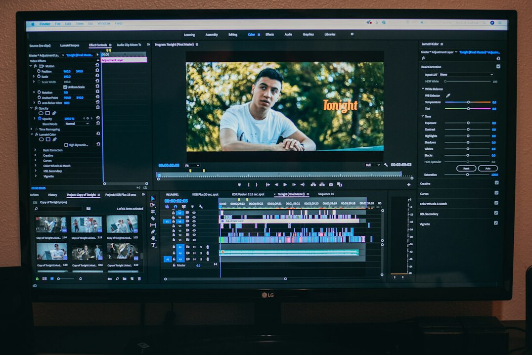 video editor using software