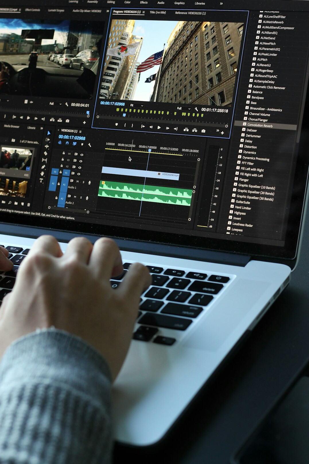 filmmaker creating visual effects