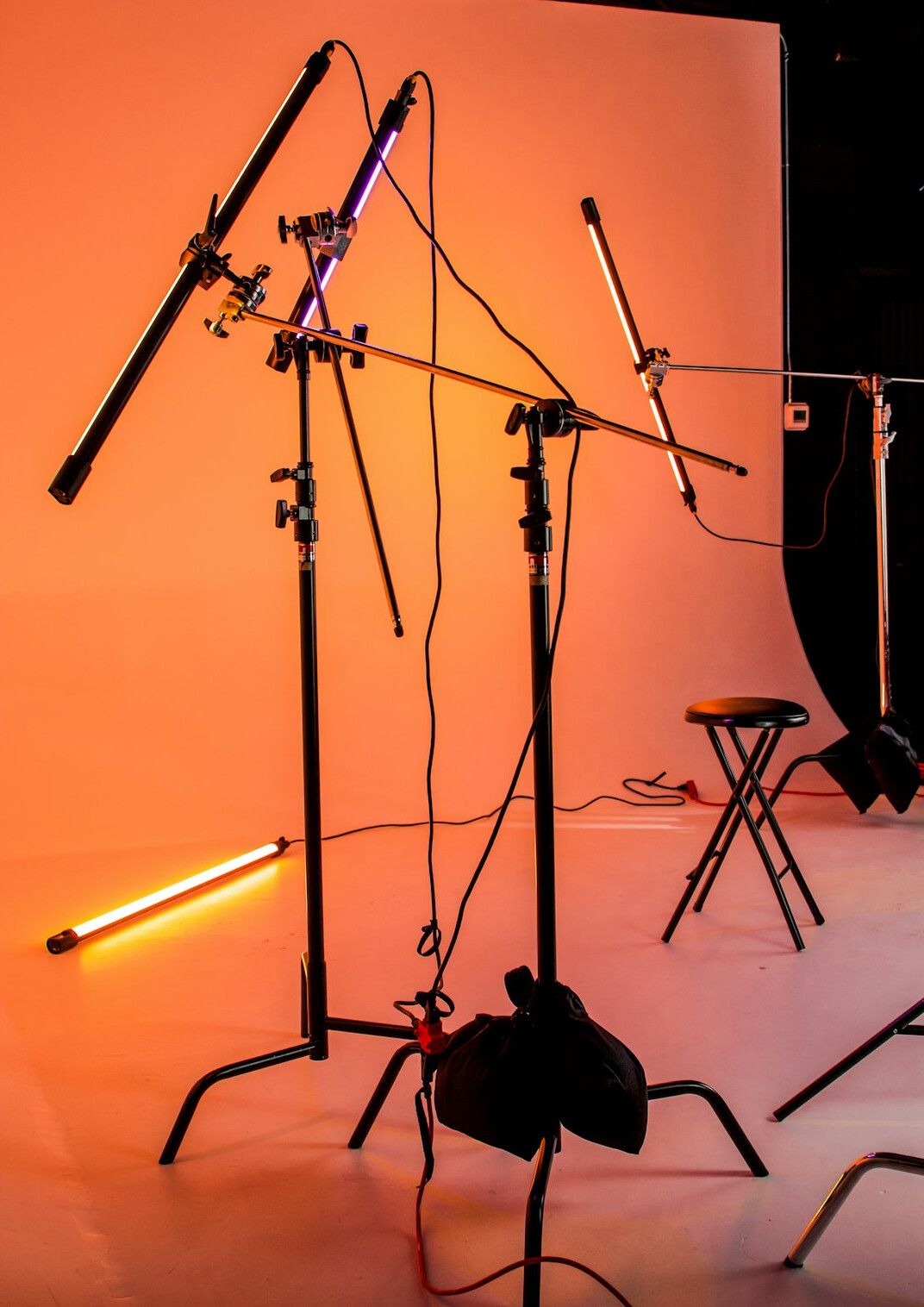 three point lighting setup